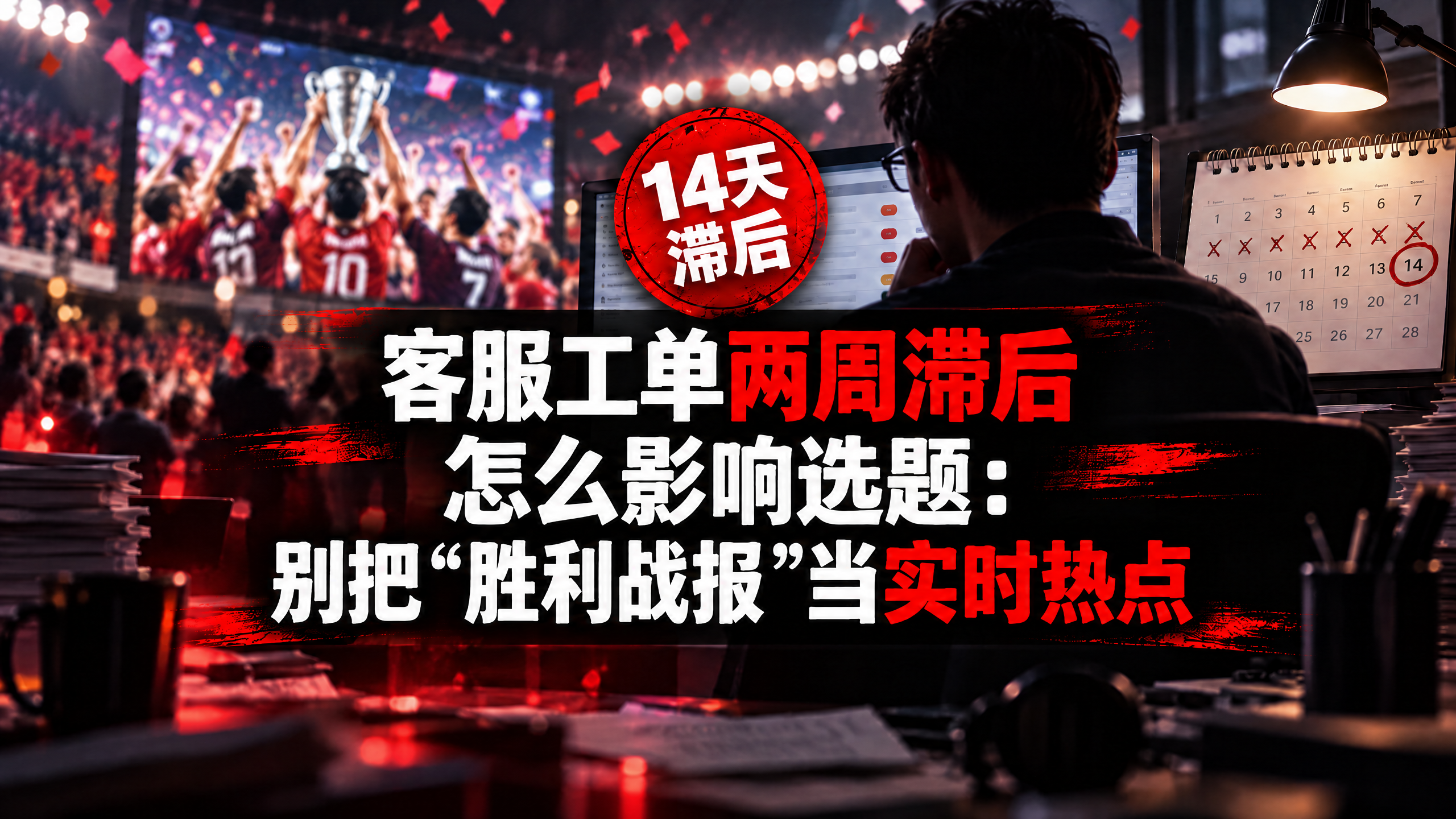 客服工单两周滞后怎么影响选题：别把“胜利战报”当实时热点